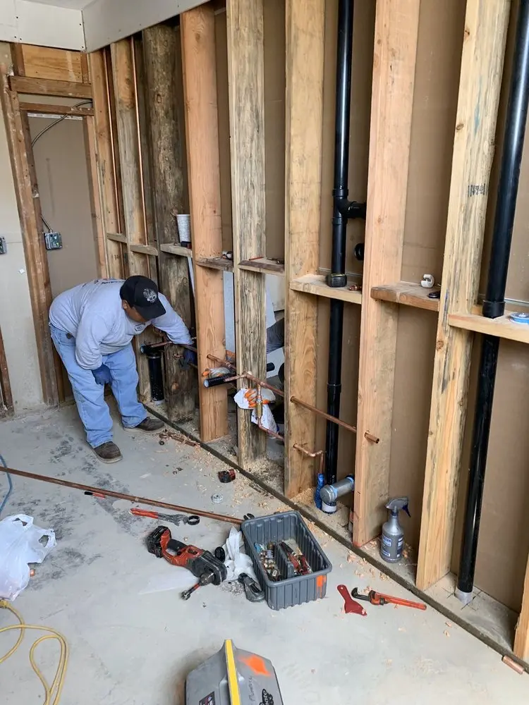 Commercial rough-in plumbing for Commercial Plumbing in Woodley Park